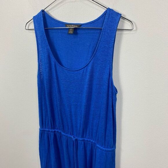 Tommy bahama blue linen maxi sleeveless dress - Picture 4 of 6